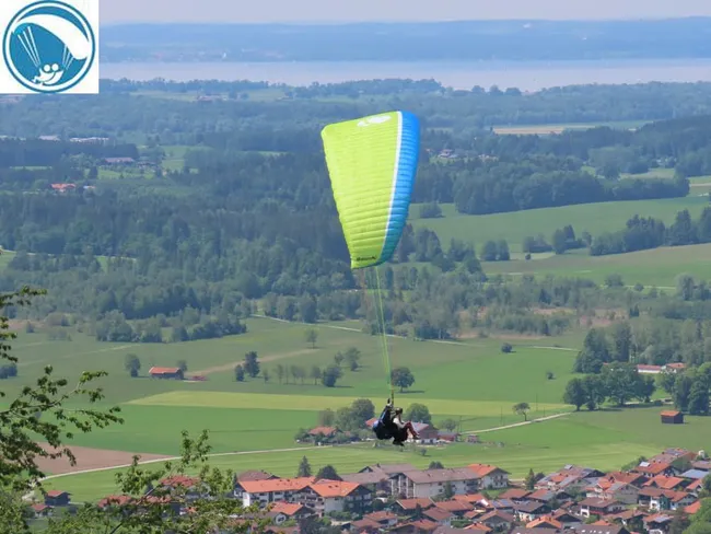 Tandem-Gleitschirmfliegen im Chiemgau