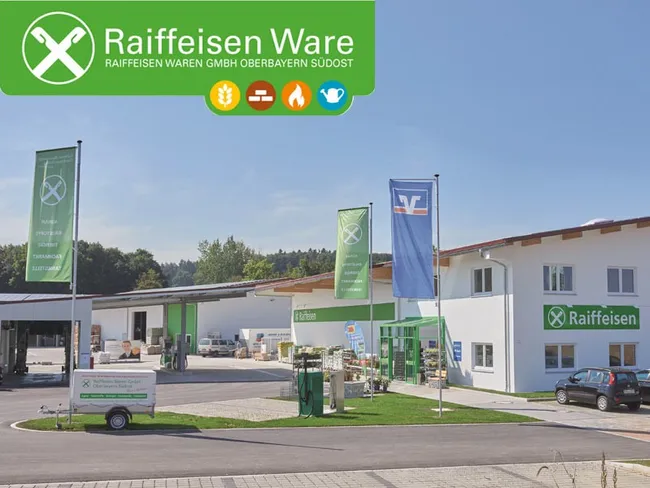 Raiffeisen Waren Lagerhaus und Tankstelle